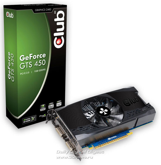 Шквал новинок на базе GeForce GTS 450 от партнёров NVIDIA