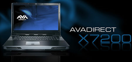 Ноутбук AVADirect Clevo X7200, оснащенный видеокартой NVIDIA GeForce GTX 480M, оценили в 00