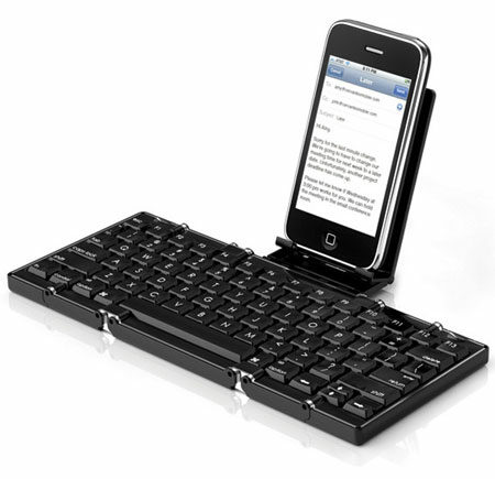 Jorno — карманная почти полноразмерная клавиатура с подставкой для iPad или iPhone