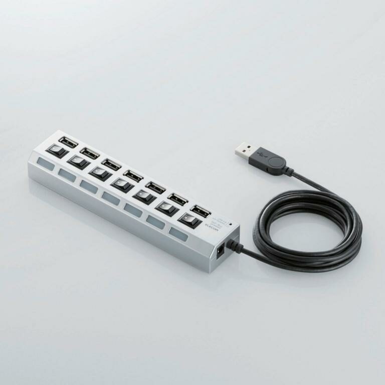 USB-концентратор в виде сетевого фильтра (3 фото)