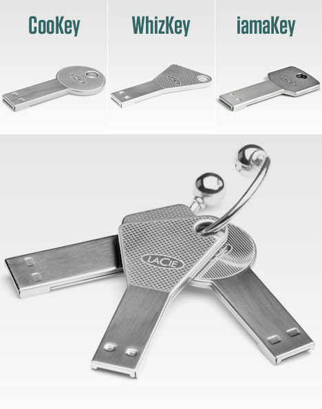Флешка-ключ от LaCie – новый взгляд на дизайн USB накопителя (4 фото)