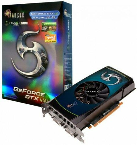 Серия видеокарт GeForce GTX 460 от Sparkle