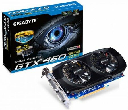 GV-N460OC-1GI и GV-N460OC-768I две разогнанные видеокарты от Gigabyte