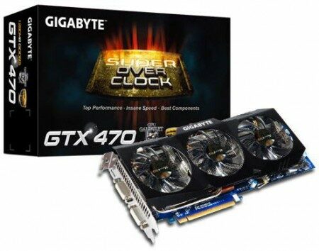 Gigabyte GeForce GTX 470 Super Overclock Edition — идет в массы