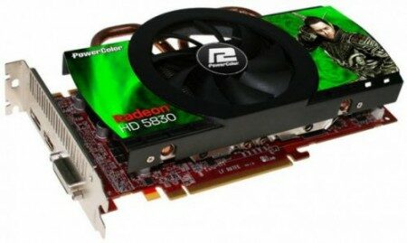 Миниатюрная Radeon HD 5830 от PowerColor