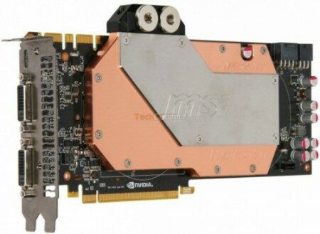 MSI GeForce GTX 480 HydroGen — немного подробностей