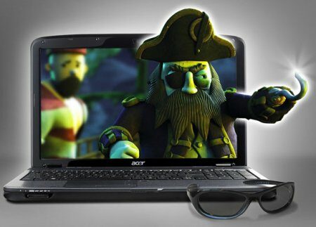 Acer представляет свой первый 3D ноутбук Aspire 5738DG