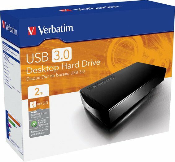 Verbatim: Desktop Hard Driver USB 3.0 — серия шустрых жестких дисков.