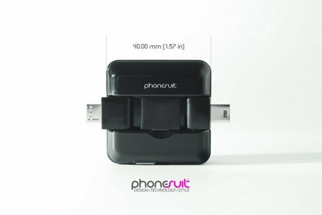 Компактное зарядное устройство с портами mini и microUSB - Primo Battery Cube.