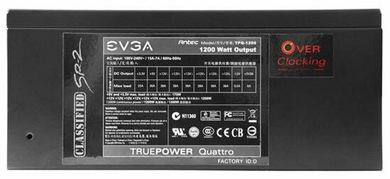 EVGA даст заряд - БП Classified SR.