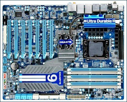 Gigabyte GA-X58A-UD9: флагманская материнская плата для процессоров Intel