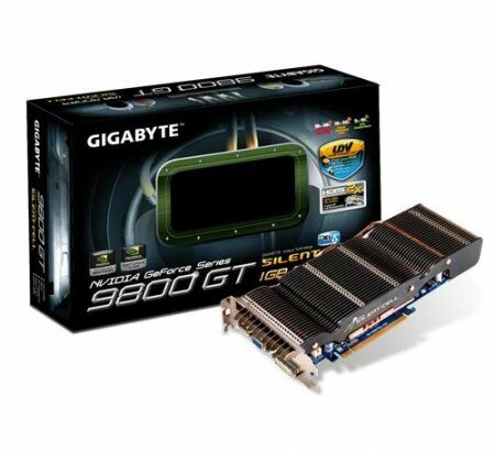 GIGABYTE анонсировала GeForce 9800 GT с пассивным охлаждением.