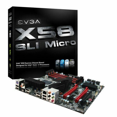 Компактная материнская плата EVGA X58 SLI micro