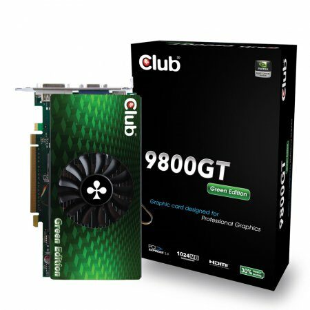 Пять новых видеокарт Club 3D из серии Green Edition