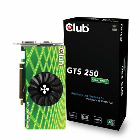 Пять новых видеокарт Club 3D из серии Green Edition