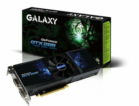 Новая видеокарта с заводским разгоном Galaxy GeForce GTX 295 Overclocking Edition