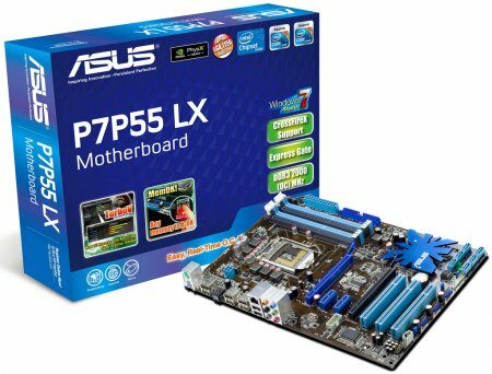 Asus P7P55 LX — недорогой вариант для core i5/core i7 процессоров