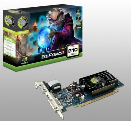 Сборка снимков новых видеокарт GeForce 210 и GT220 от разных производителей