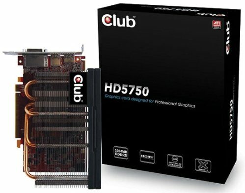 Club3D показали видеокарту Silent HD 5750 с пассивным охлаждением