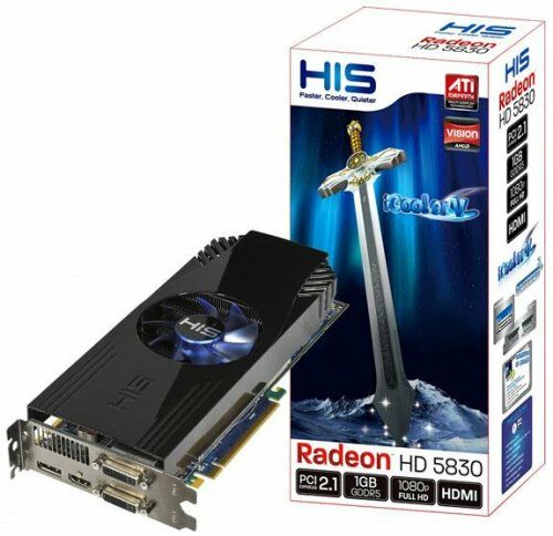 HIS представил две версии Radeon HD 5830