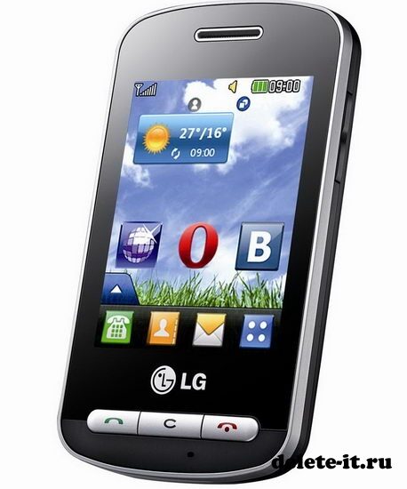 Бюджетная модель телефона LG T315i для коммуникативной молодежи.