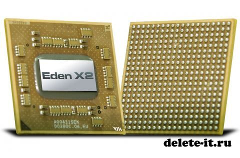 Новые процессоры Eden X2 от VIA будут потреблять меньше энергии
