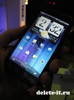 HTC Evo 3D скоро удивит Европу самым большим сенсорным дисплеем