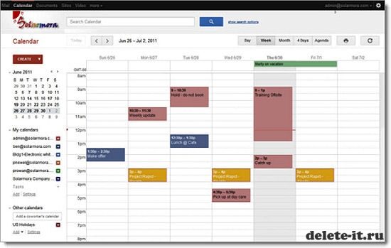 Google анонсировал новые интерфейсы Gmail и Calendar