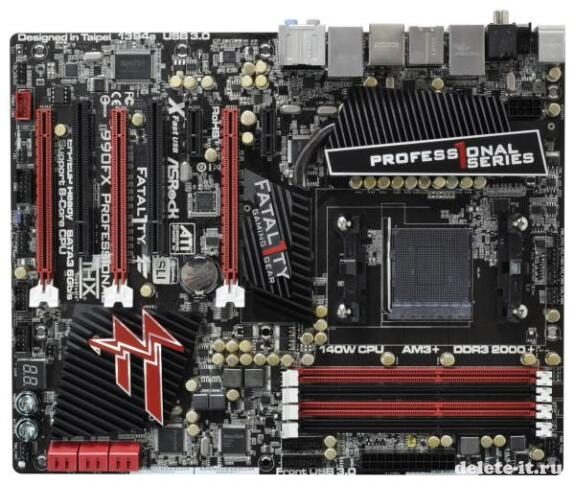 Fatal1ty 990FX Professional – материнская плата для AMD Bulldozer от ASRock