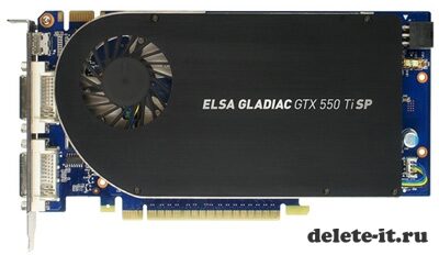 Компания ELSA поготавливает к выходу новый вариант видеокарты NVIDIA GeForce GTX 550Ti