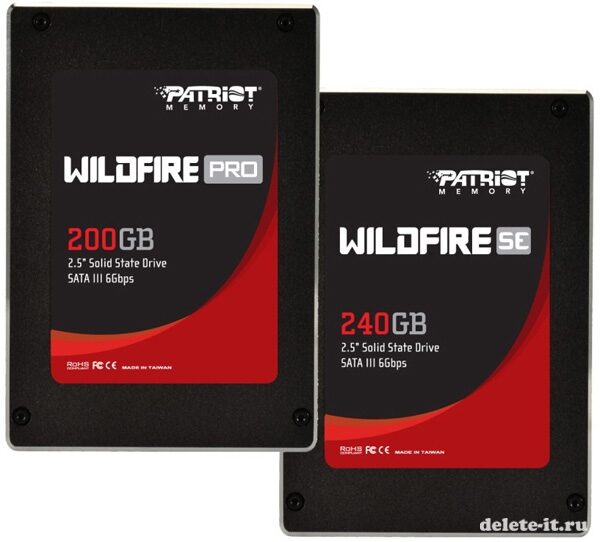 SSD Patriot Wildfire Pro и Wildfire SE