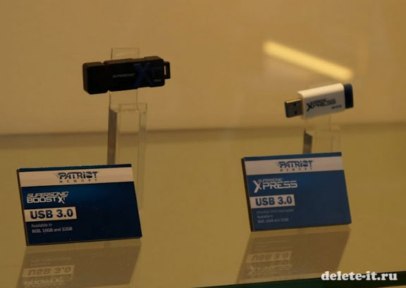 CeBIT 2012: «бронефлешки» Patriot Supersonic Boost XT с USB 3.0