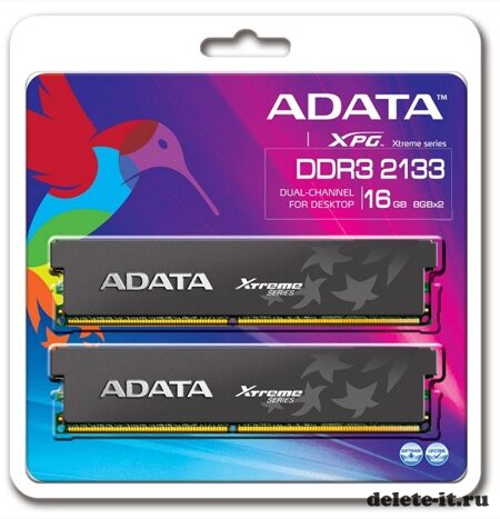Наборы памяти ADATA XPG Xtreme Series DDR3-2133X