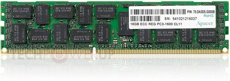 Модули памяти DDR3-1600 ECC RDIMM объемом 16 ГБ от Apacer