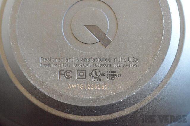 Сборка Nexus Q от Google осуществляется на территории США