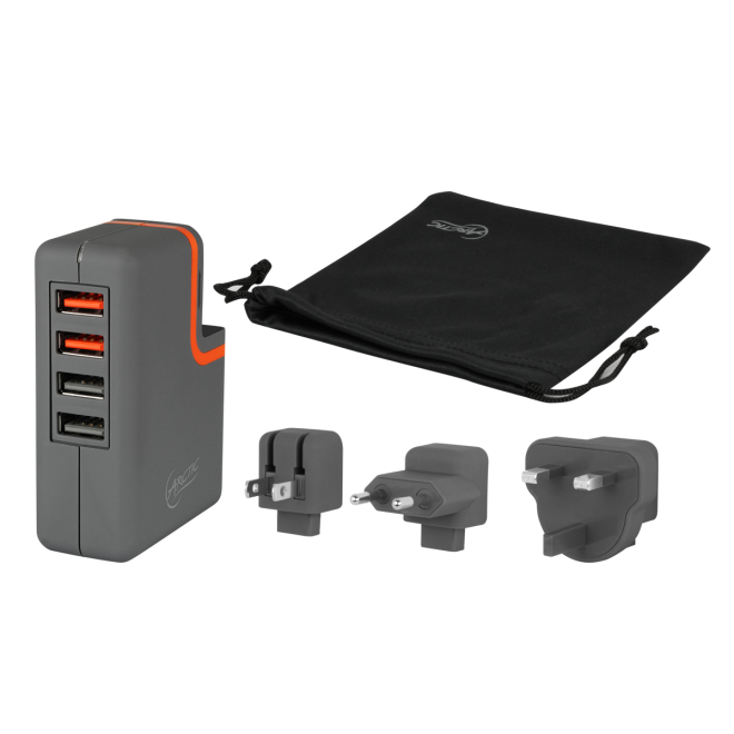 Зарядное устройство для четырёх USB-устройств: ARCTIC Charger PRO 4 Rev.2