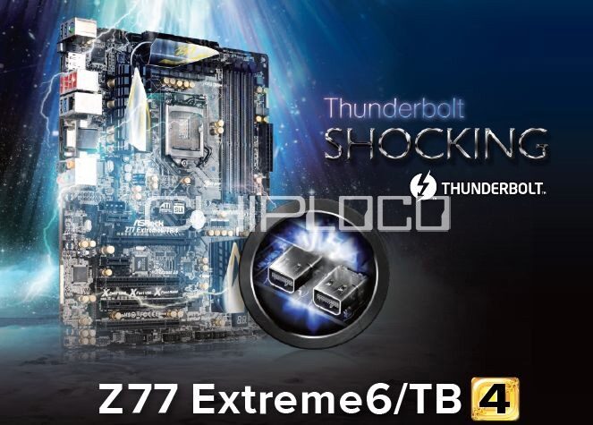 ASRock Z77 Extreme6/TB4 – материнская плата с 2-мя портами Thunderbolt