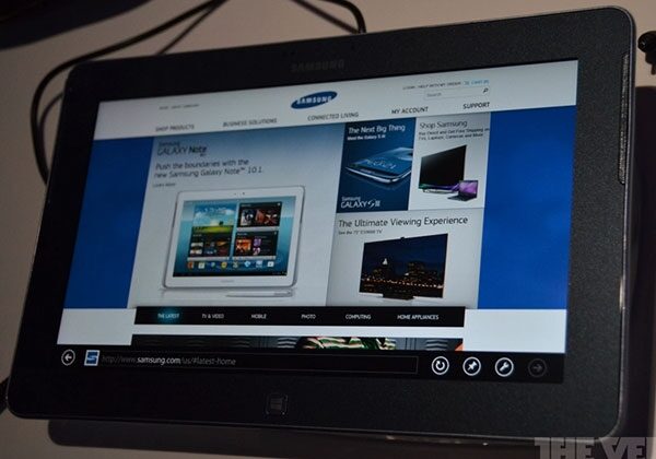 IFA 2012: Samsung ATIV Tab – 10-дюймовый планшет на Windows RT