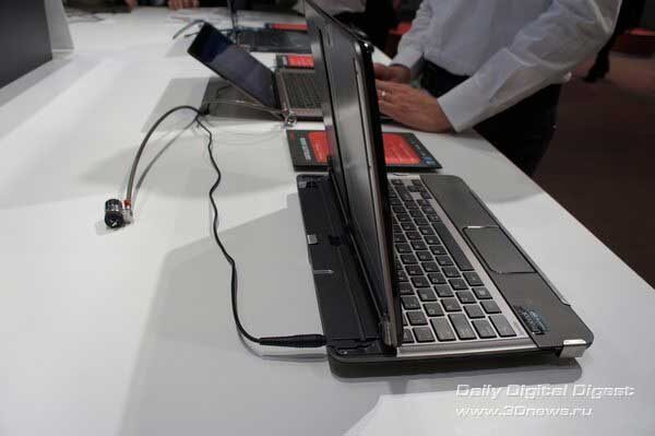 IFA 2012: Ноутбук со сдвижным экраном Toshiba Satellite U920T, а также модели U840W и Z930