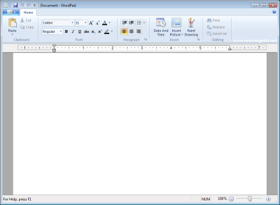 WordPad - еще один текстовый редактор