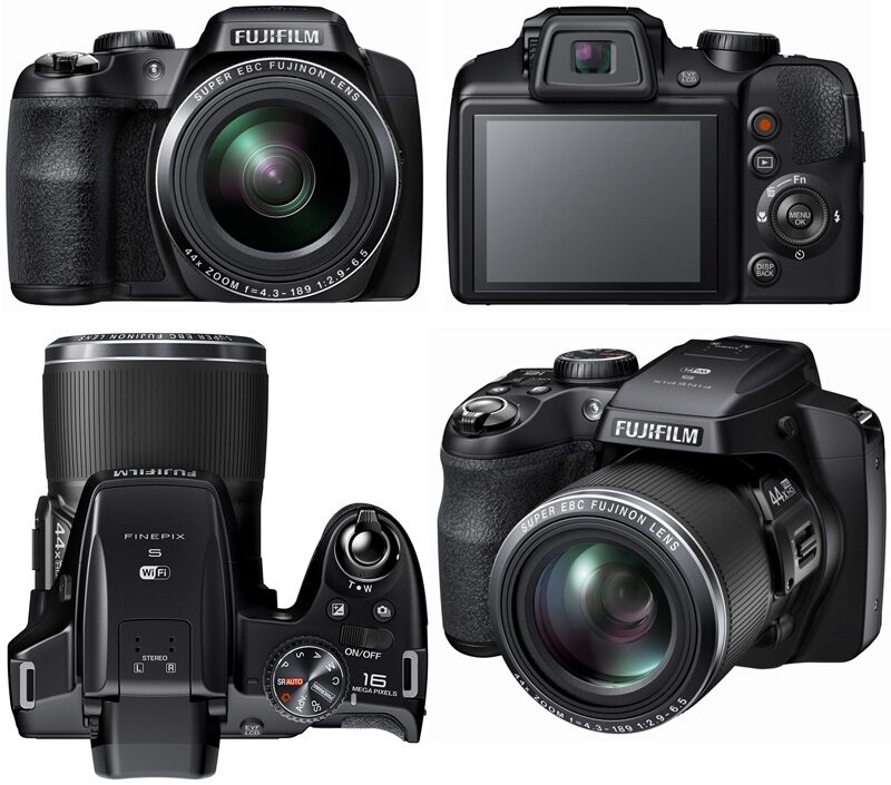 Камера Fujifilm FinePix S8400W с 44-кратным зумом и Wi-Fi