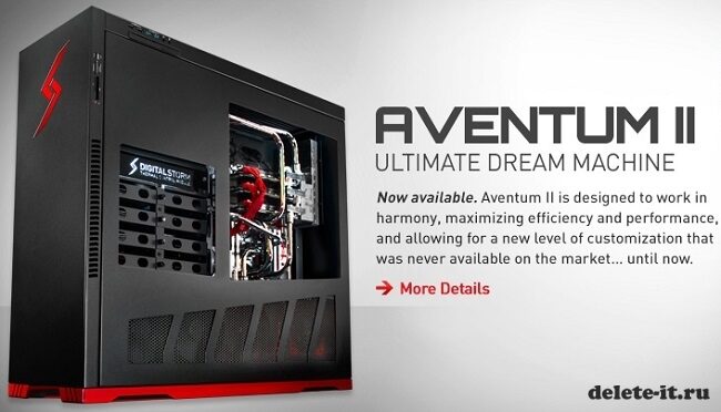 Компьютеры Aventum II от Digital Storm получат систему охлаждения ручной работы
