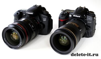 Производители цифровых зеркальных фотоаппаратов. Canon и Nikon