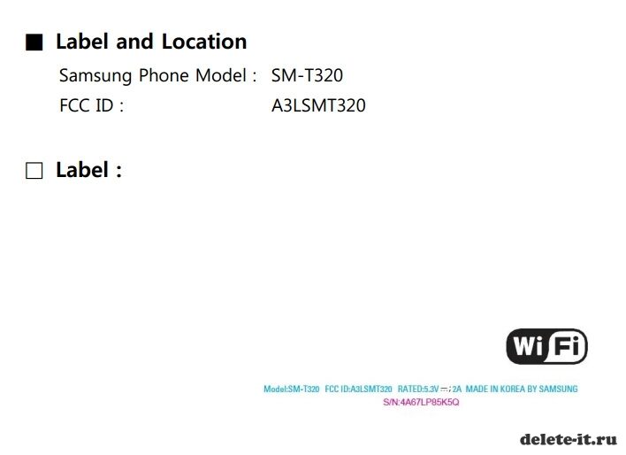 Планшет Galaxy Tab Pro 8.4 SM-T320 от Samsung