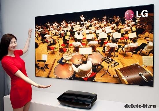 CES 2014: Компанией LG был представлен проектор, с уникальными возможностями