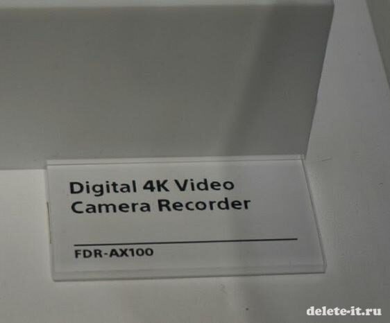 CES 2014: 4К-видеокамера от Sony