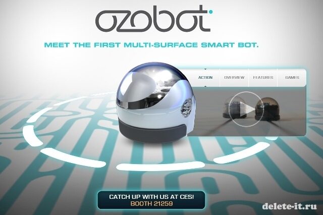 CES 2014: Ozobot станет играть с владельцем