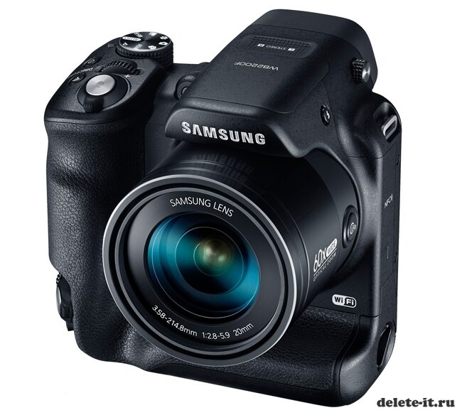 CES 2014: фотоаппарат от компании  Samsung -  WB2200F с 60-кратным «суперзумом». 