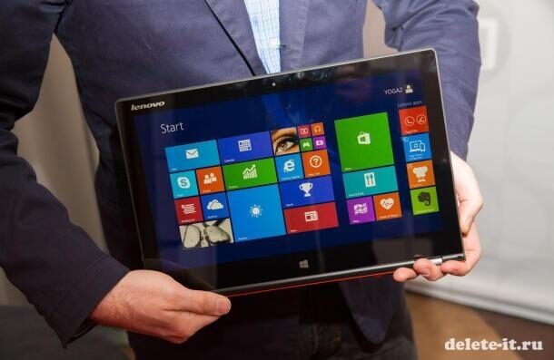 CES 2014: новые модели  от компании Lenovo: IdeaPad Yoga 2 hybrid