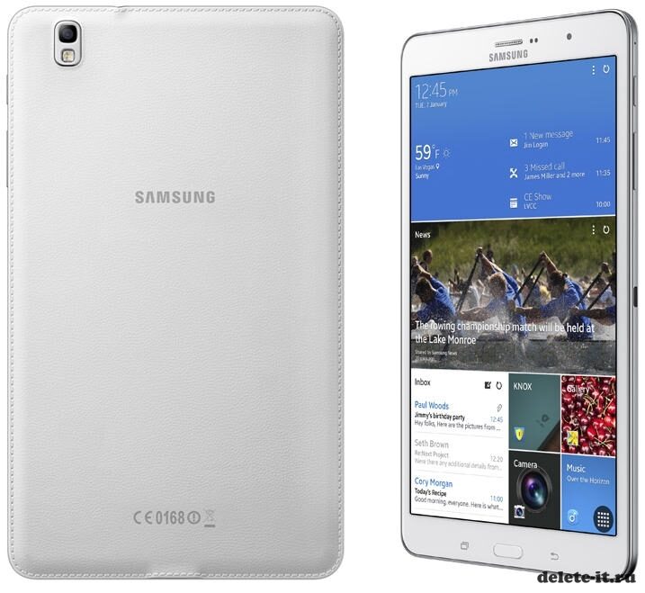 CES 2014:обзор абсолютно уникальных планшетов фирмы Samsung: уникальный TabPRO 8.4, оригинальный TabPRO 10.1 и интересный TabPRO 12.2